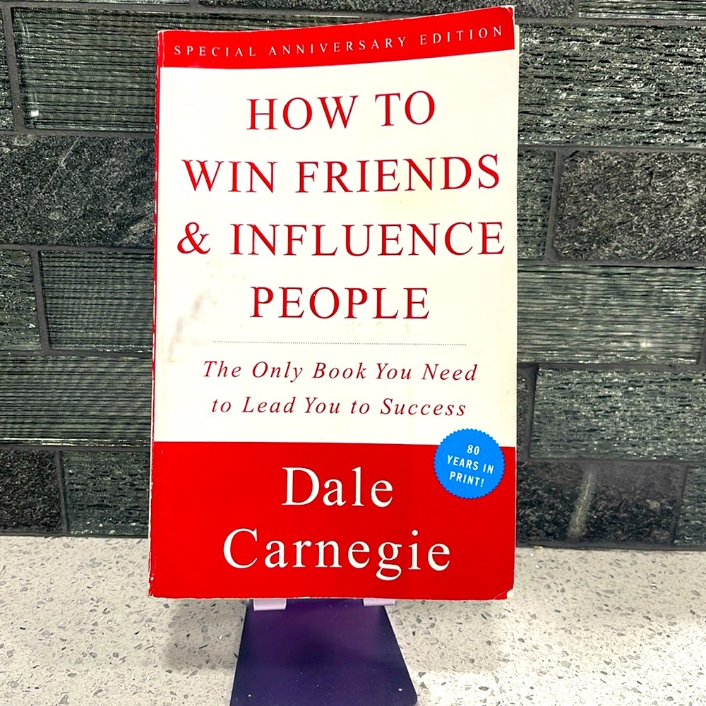 HOW TO WIN FRIENDS & INFLUENCE PEOPLE BOOK DALE CARNEGIE SPECIAL ANNIVERSARY ED